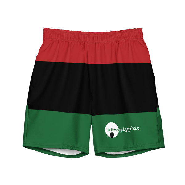 Afroglyphic Logo Men's Swim Trunks