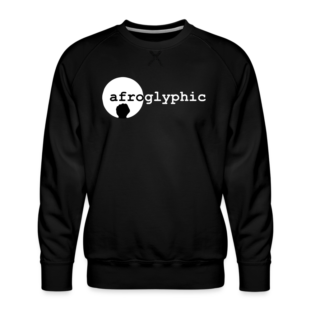 Afroglyphic Premium Sweatshirt - black