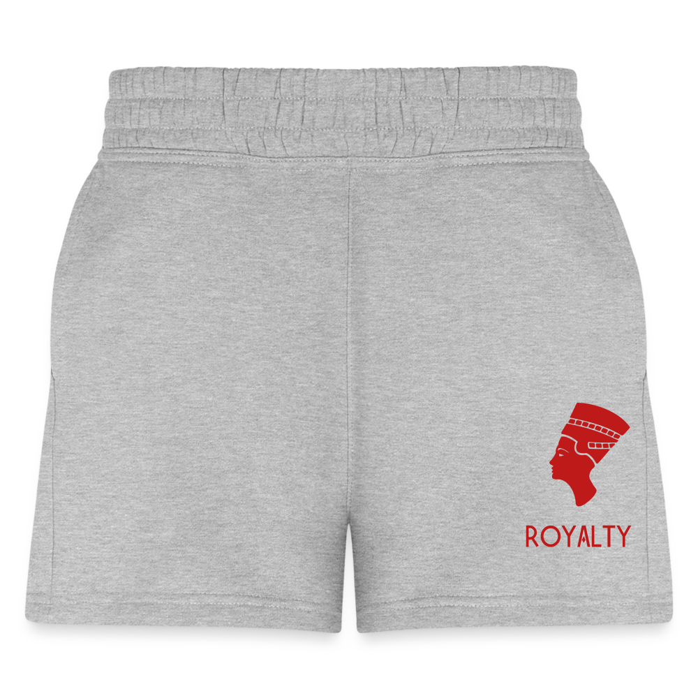 Nefertiti Royalty Jogger Short - heather gray