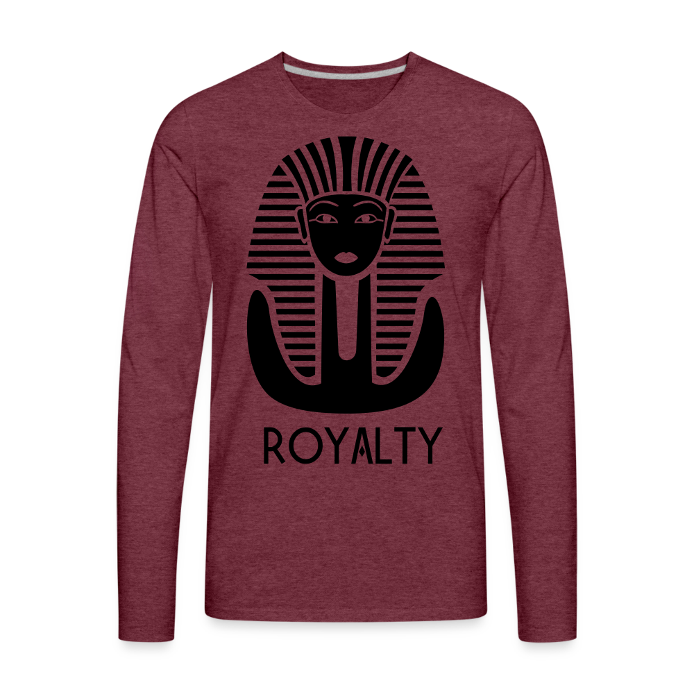 Pharoah Royalty Long T-Shirt - heather burgundy