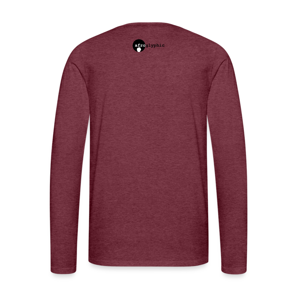 Pharoah Royalty Long T-Shirt - heather burgundy