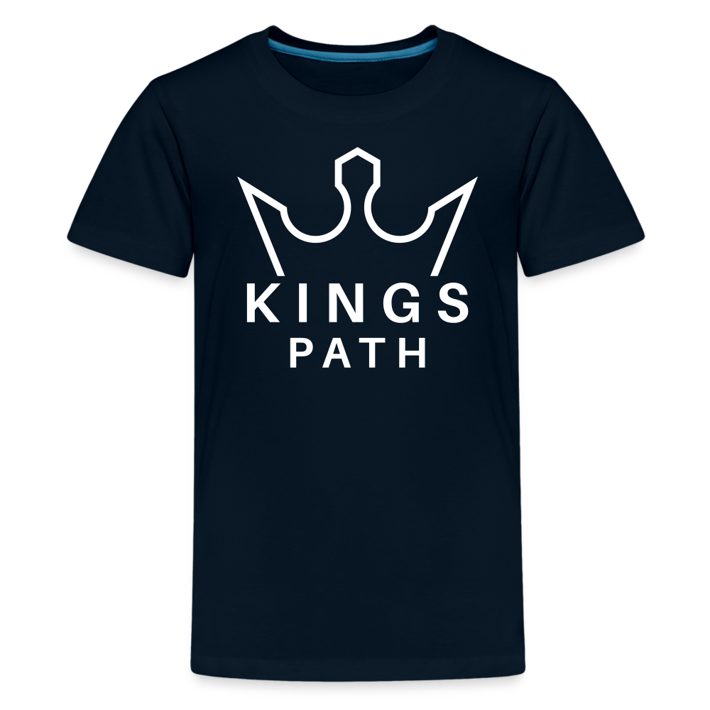 Kings Path Kids' T-Shirt - deep navy