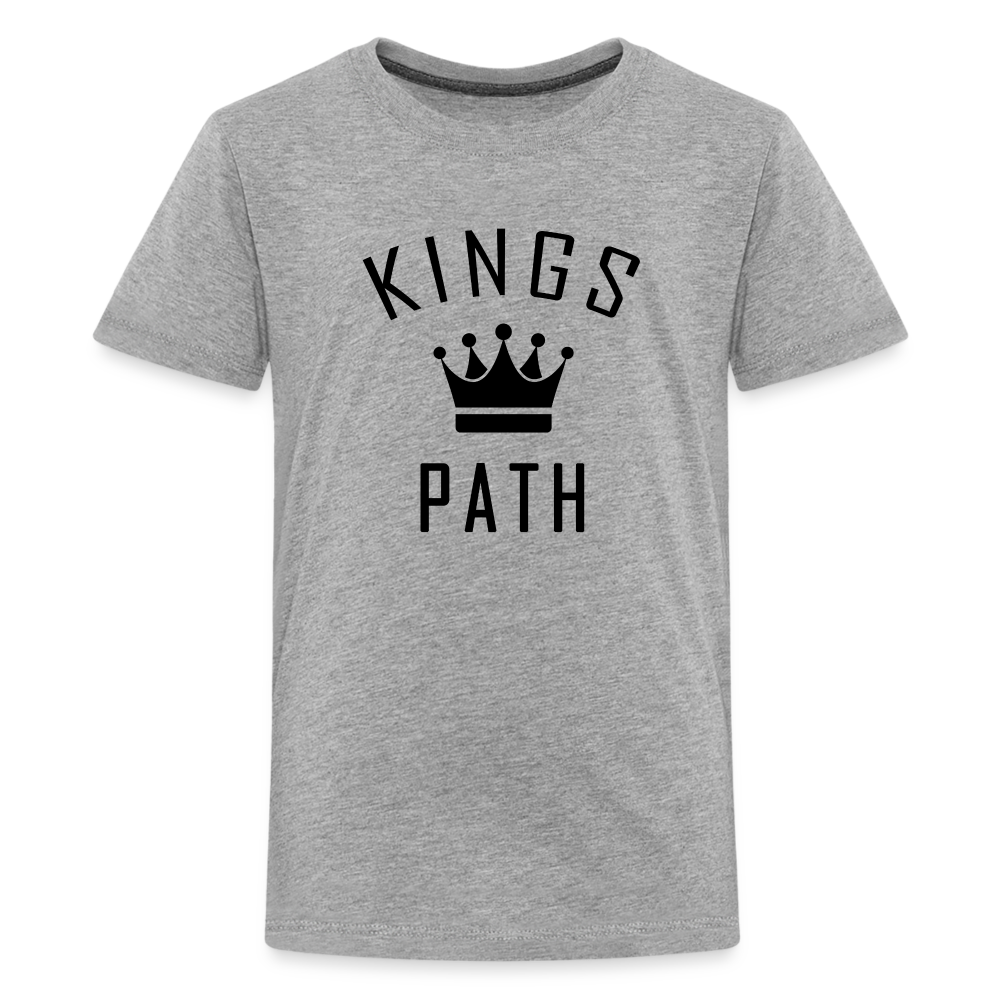 King's Path Kids' Premium T-Shirt - heather gray