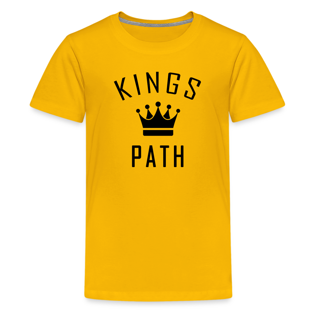 King's Path Kids' Premium T-Shirt - sun yellow