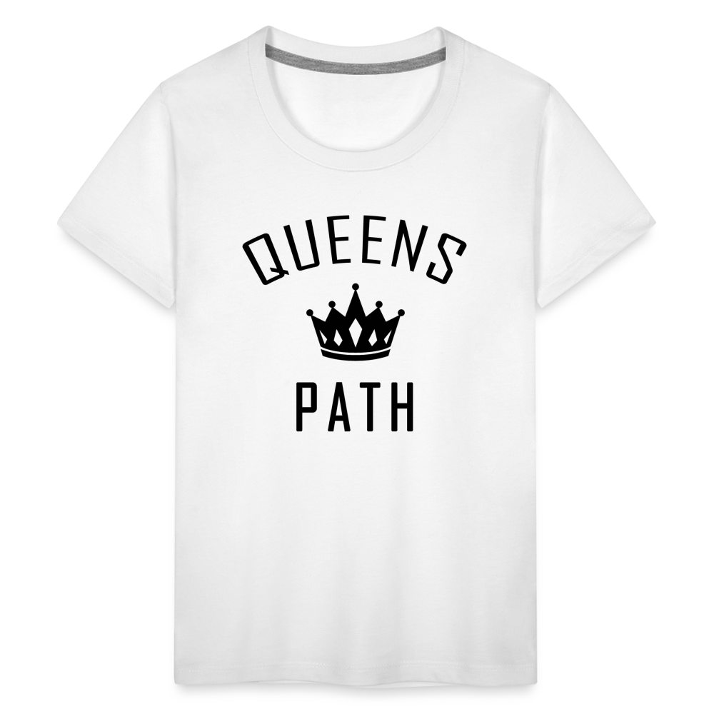 Queens Path #1 Girls' T-Shirt - white