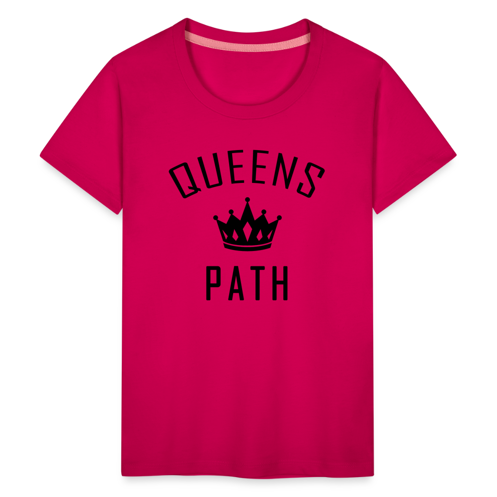 Queens Path #1 Girls' T-Shirt - dark pink