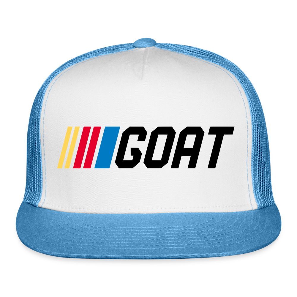 GOART Car Racing Trucker Cap - white/blue