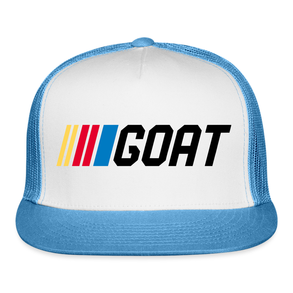 GOART Car Racing Trucker Cap - white/blue