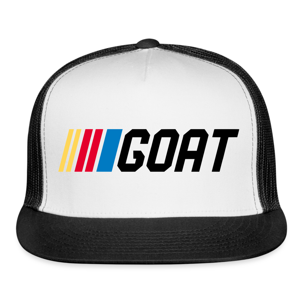 GOART Car Racing Trucker Cap - white/black